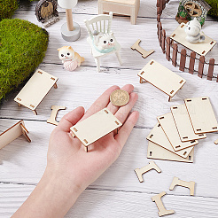 Mini meuble de bureau en bois&nbsp;DJEW-WH0015-113