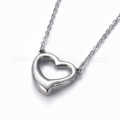 Colliers pendentifs en acier inoxydable 304&nbsp;NJEW-E141-28P