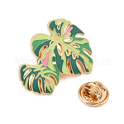 Épingle en émail feuille de monstera&nbsp;AL-CBAA14E-02C-KCG