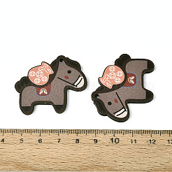 Pendentifs en bois imprimées&nbsp;WOOD-T033-01A