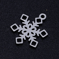Pendentifs en acier inoxydable 201 résistant au ternissement&nbsp;STAS-Q201-JN305-1-13