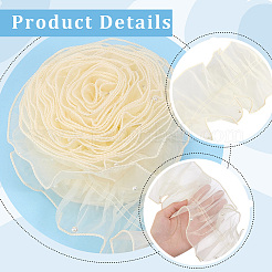 Ruban de dentelle de polyester&nbsp;OCOR-WH20018-62C