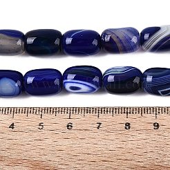 Chapelets de perles d'agate naturelle&nbsp;G-N356-02B-08