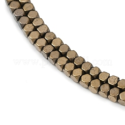 Chapelets de perles en hématite synthétique sans magnétiques&nbsp;G-I175-09G
