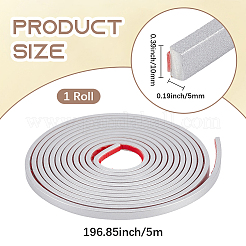 Modanatura flessibile autoadesiva in pvc&nbsp;DIY-WH20007-40B-04