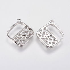 Adornos de latón micropavé de circonia cúbica&nbsp;LS-KK-A144-039P
