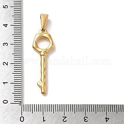 Pendentifs en acier inoxydable 304 avec placage sous vide PVD&nbsp;STAS-B053-21G
