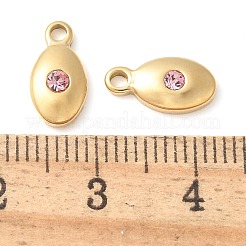 304 Edelstahl mit Strass-Anhängern&nbsp;STAS-Q345-15G-01