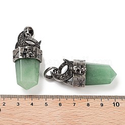 Pendenti con spada sfaccettata con pietre preziose naturali e sintetiche&nbsp;G-Q163-01AS