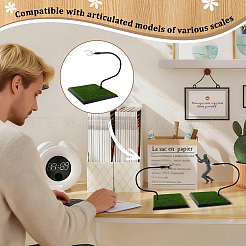 Support d'exposition ajustable en plastique pour figurines d'action&nbsp;ODIS-WH0030-317A