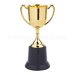 Coppa trofeo in plastica piccola, per i bambini tornei sportivi, concorsi premi ornamenti, oro, 8-5/8 pollice (22 cm)