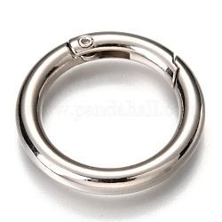 Пружинные кольца из цинкового сплава, уплотнительные кольца, платина, 30x4.2 мм, внутренний диаметр: 21 мм