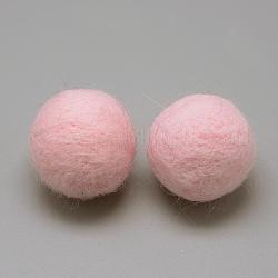 DIY кукла ремесло шерсть чувствовал мяч, украшение ремесел, розовые, 30 мм