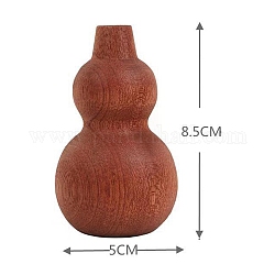 Wooden Vase, Vase For Dried Flowers, for Home Office Wedding Table Decoration, Chocolate, 50x85mm