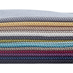 BENECREAT Flannel Fabric, Sofa Cover, Garment Accessories, Rectangle, Mixed Color, 29~30x19~20x0.05cm, 14 colors, 1pc/color, 14pcs/set