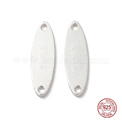 925 link in argento sterling, schede catena, con 925 francobollo, argento, 13x4x0.6mm, Foro: 1 mm