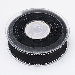 ギフト包装ラッピング用グログランリボン  ホワイト  5/8インチ（16mm）  約100ヤード/ロール（91.44メートル/ロール）