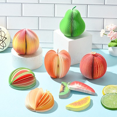 9 pieza de papel de notas con temática de frutas de 9 estilos&nbsp;ST-CJ0044-001-1