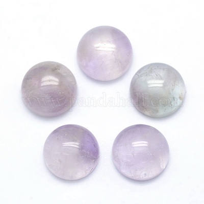 Natürlichen Amethyst Cabochons&nbsp;G-P393-R56-12mm-1