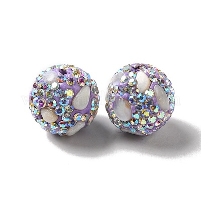 Polymer Ton Strass Perlen&nbsp;RGLA-D050-02D-1