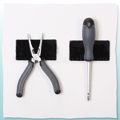 20 pz di nylon autoadesivo con nastri a strappo in poliestere&nbsp;AJEW-SP0003-22B-1