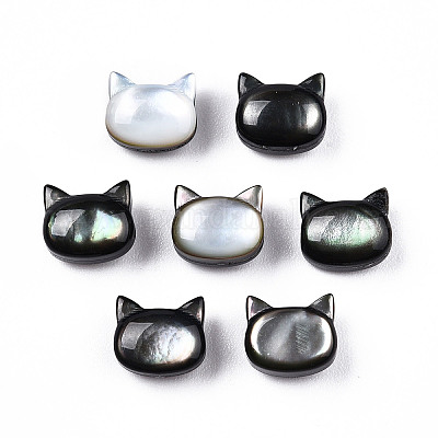Shell perle naturali labbro nero&nbsp;X-SSHEL-N032-47-1