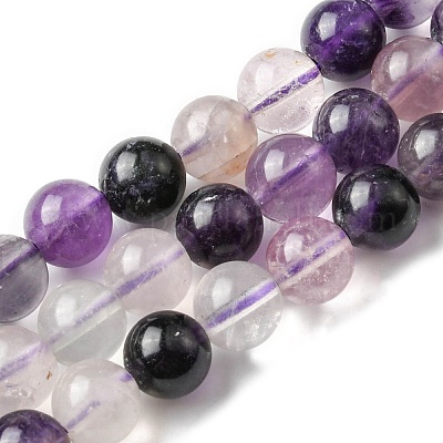 Natürlichen Fluorit Perlen Stränge&nbsp;G-E598-02B-1