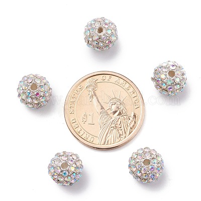 Perline in lega strass&nbsp;RB-A034-10mm-A28S-1