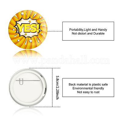 Broche de hojalata&nbsp;JEWB-WH0012-017-1