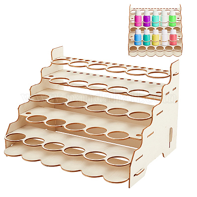 Wooden Paint Rack, Model Tools Storage, Tools Organizer