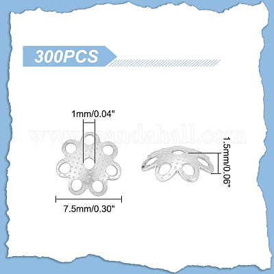 Capuchons de perles en acier inoxydable 304&nbsp;STAS-UN0042-47-1