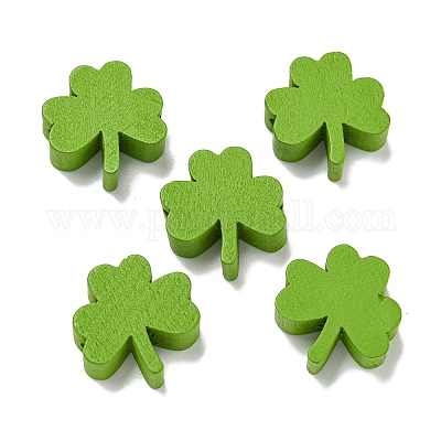 Perles en bois imprimées&nbsp;WOOD-G022-01G-1