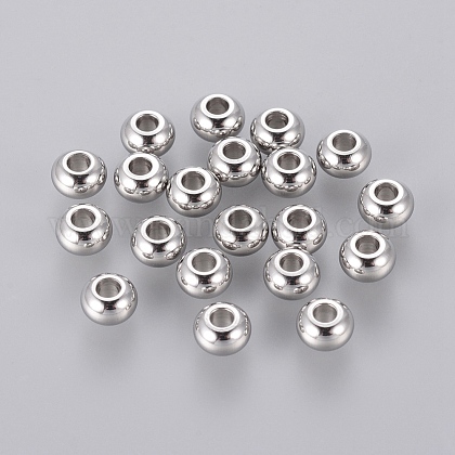Rondelle 304 perle in acciaio inox STAS-S028-15-1