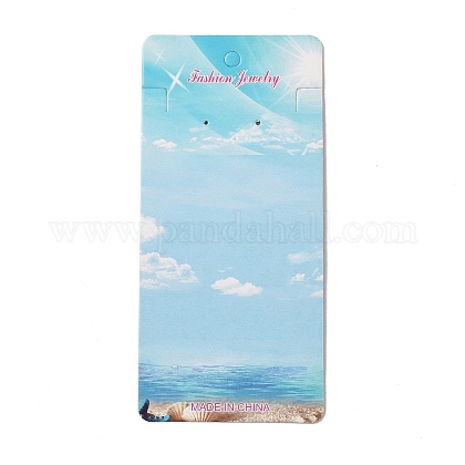 Rectangle Sky Earring Display Cards CDIS-P007-L01-1
