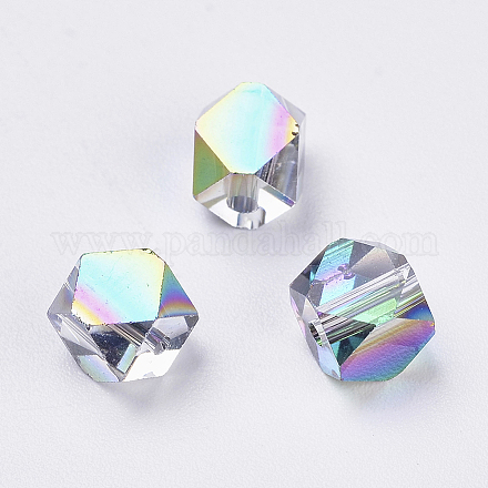 Perles d'imitation cristal autrichien SWAR-F084-6x6mm-31-1