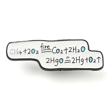 Chemische Gleichung Emaille-Pins JEWB-F024-05A-1