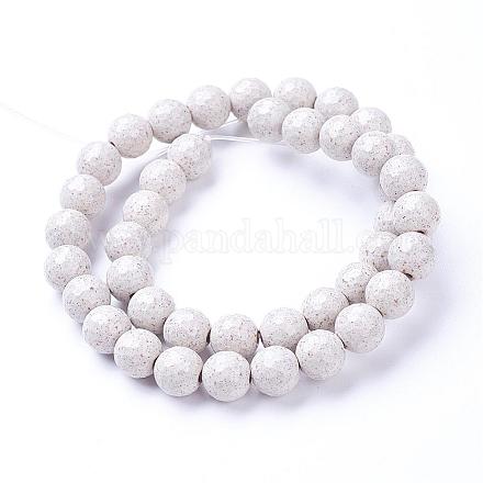 Chapelets de perles en hokutolite naturelle G-D871-10mm-04-1