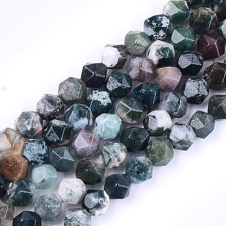 Natural Agate Beads Strands X-G-T121-08A-1