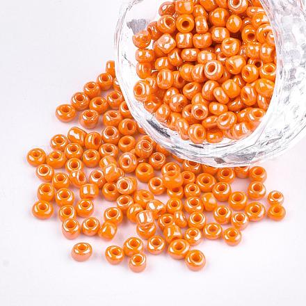 Perline artigianali fai da te 8/0 colori opachi lustri perle di vetro rotonde X-SEED-A012-3mm-130-1