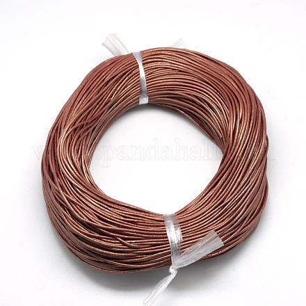 Spray Painted Cowhide Leather Cords WL-R001-1.5mm-34-1