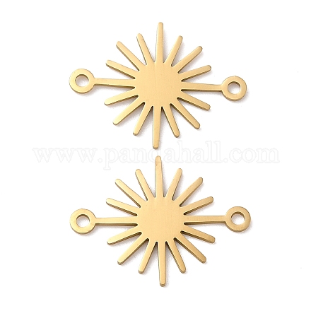 201 Stainless Steel Connector Charms STAS-A084-02G-1