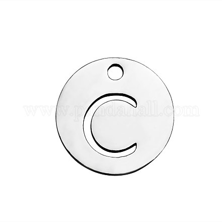 201 Stainless Steel Charms STAS-Q201-T051-C-1