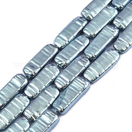Hilos de cuentas de perlas de imitación de plástico abs KY-N015-04-05B-1