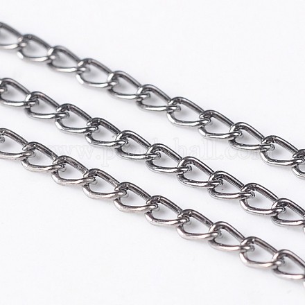 Iron Twisted Chains Curb Chains CHS001Y-B-1