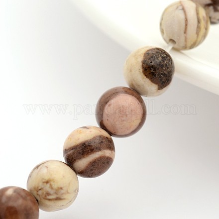 Agate naturelle australien chapelets de perles rondes X-G-M272-02-6mm-1