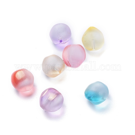 Perles en verre transparentes GLAA-M040-C-1