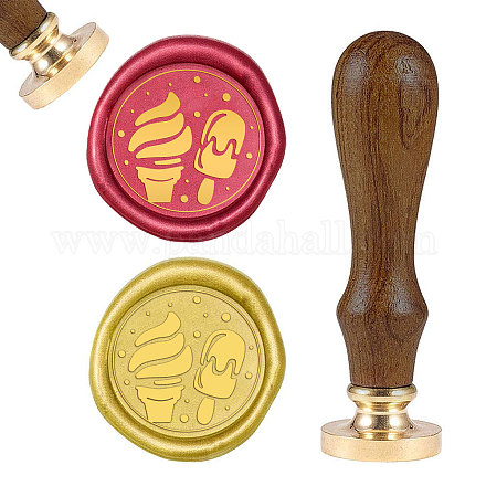 DIY Wood Wax Seal Stamp AJEW-WH0131-277-1