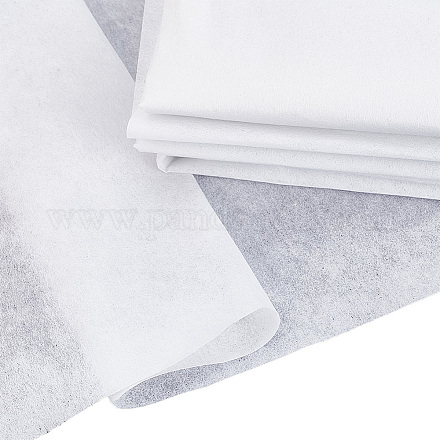 パンダホール 刺繍安定芯地 4枚  1 メートルの可融性カットアウェイスタビライザーインターフェイスウェビング不織布インターフェイス白いインターフェイス生地縫製刺繍と手縫い PURS-PH0001-14-1