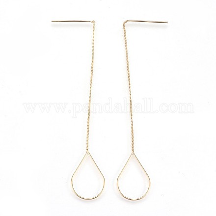 Brass Ear Thread EJEW-P155-07G-NF-1