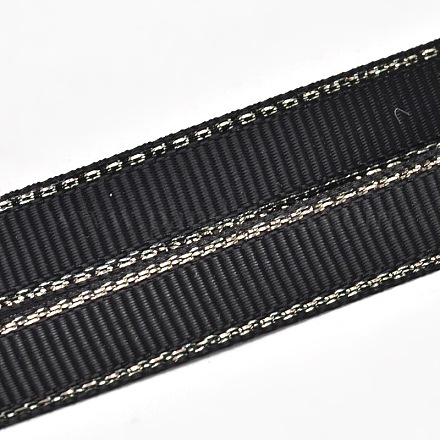 Polyester Grosgrain Ribbons for Gift Packing SRIB-L022-038-030-1
